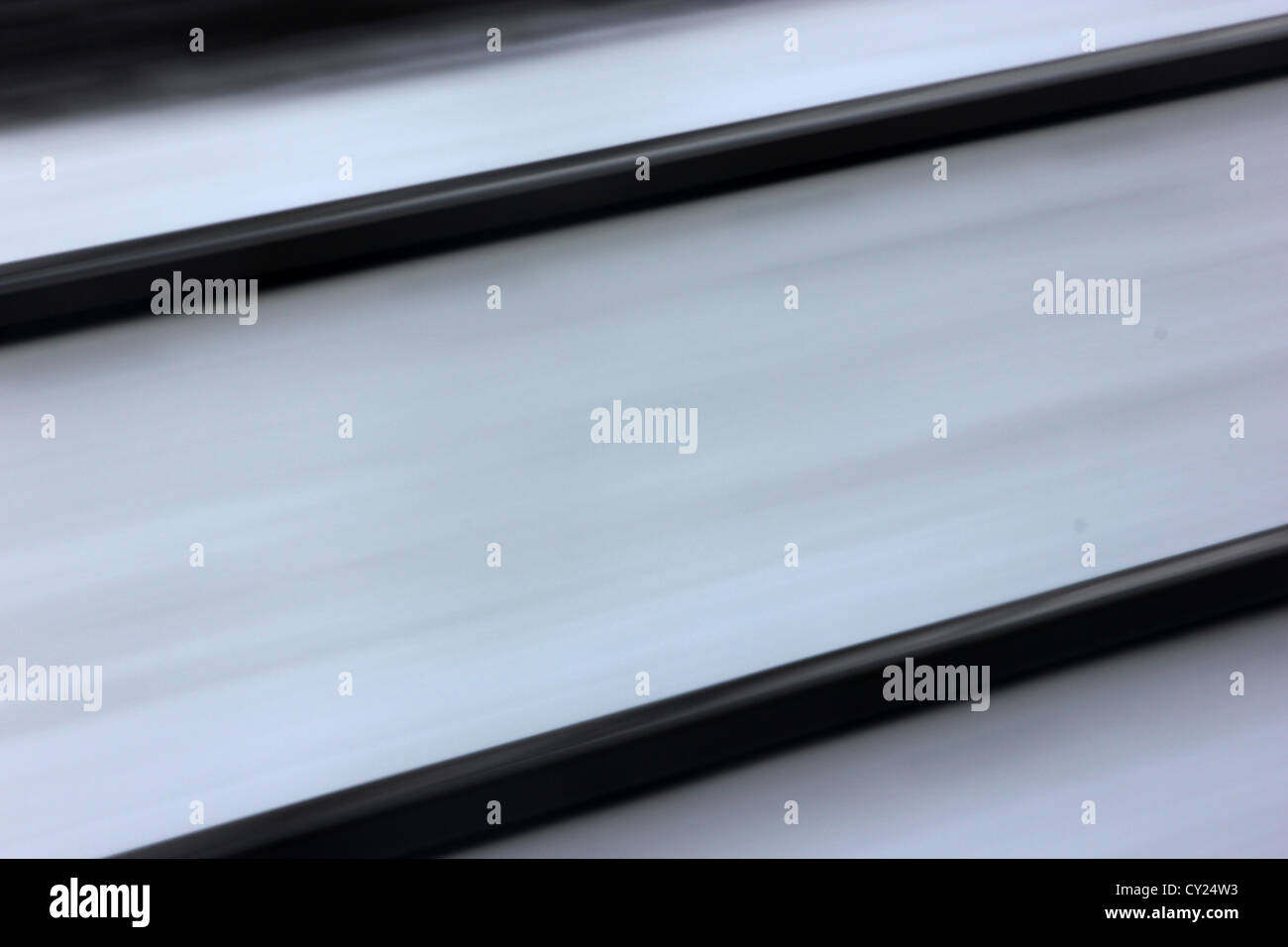 Snowy binari ferroviari, movimento, trasporti, snowey, photoarkive Foto Stock