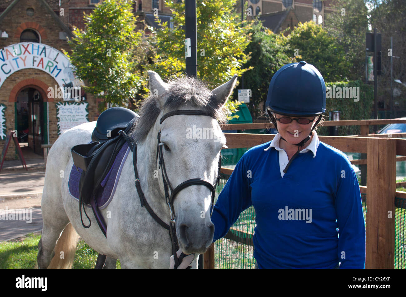 Vauxhall City Farm, London, Regno Unito Foto Stock