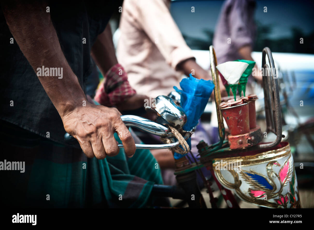 Bangladesh, Dhaka, bangladese, rickshaw Foto Stock