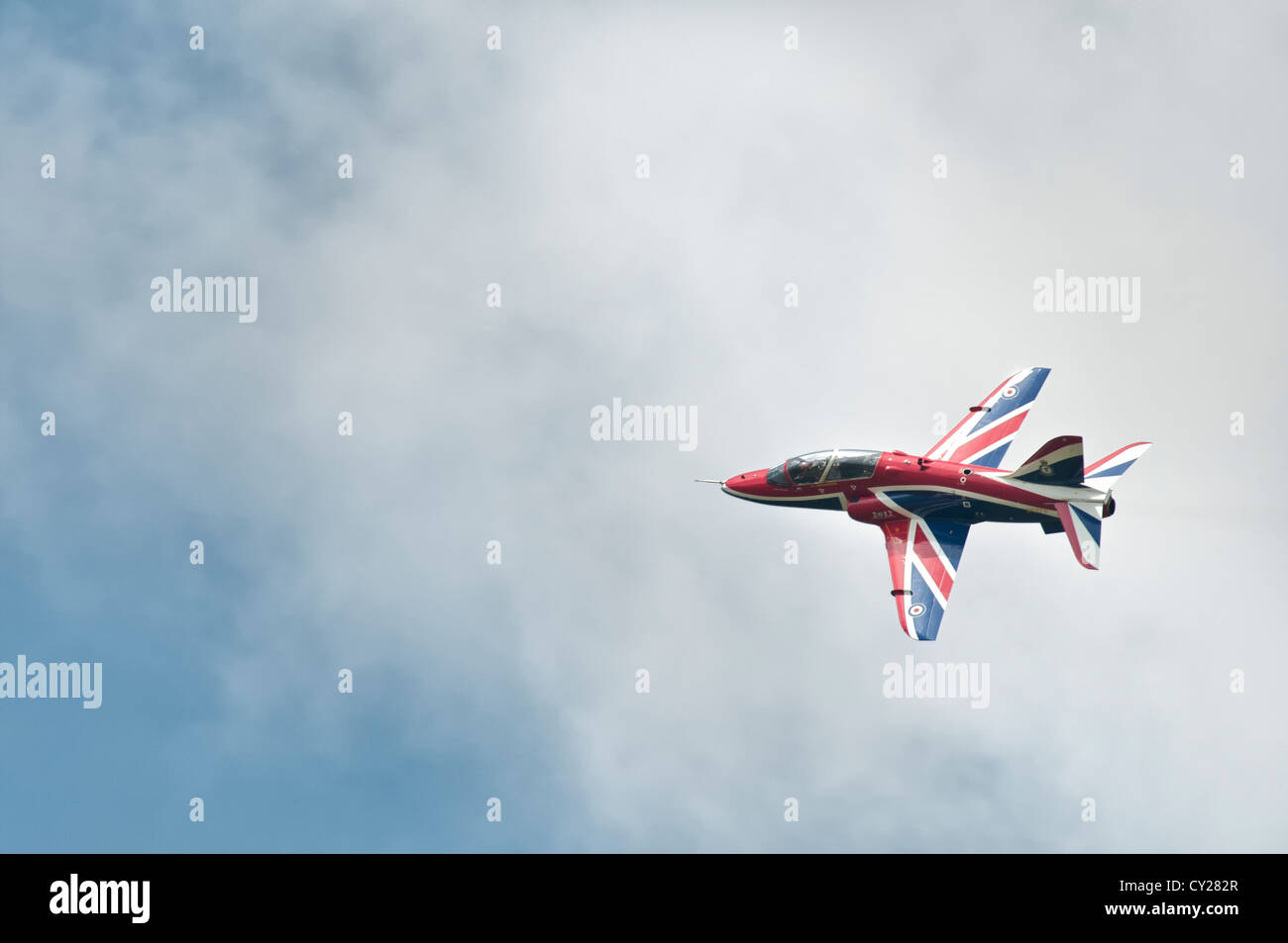BAe Hawk T1 Jet Trainer XX278 visualizzazione al 2012 RIAT RAF Fairford, Inghilterra. Pilotato dal tenente volo Phil Bird Foto Stock