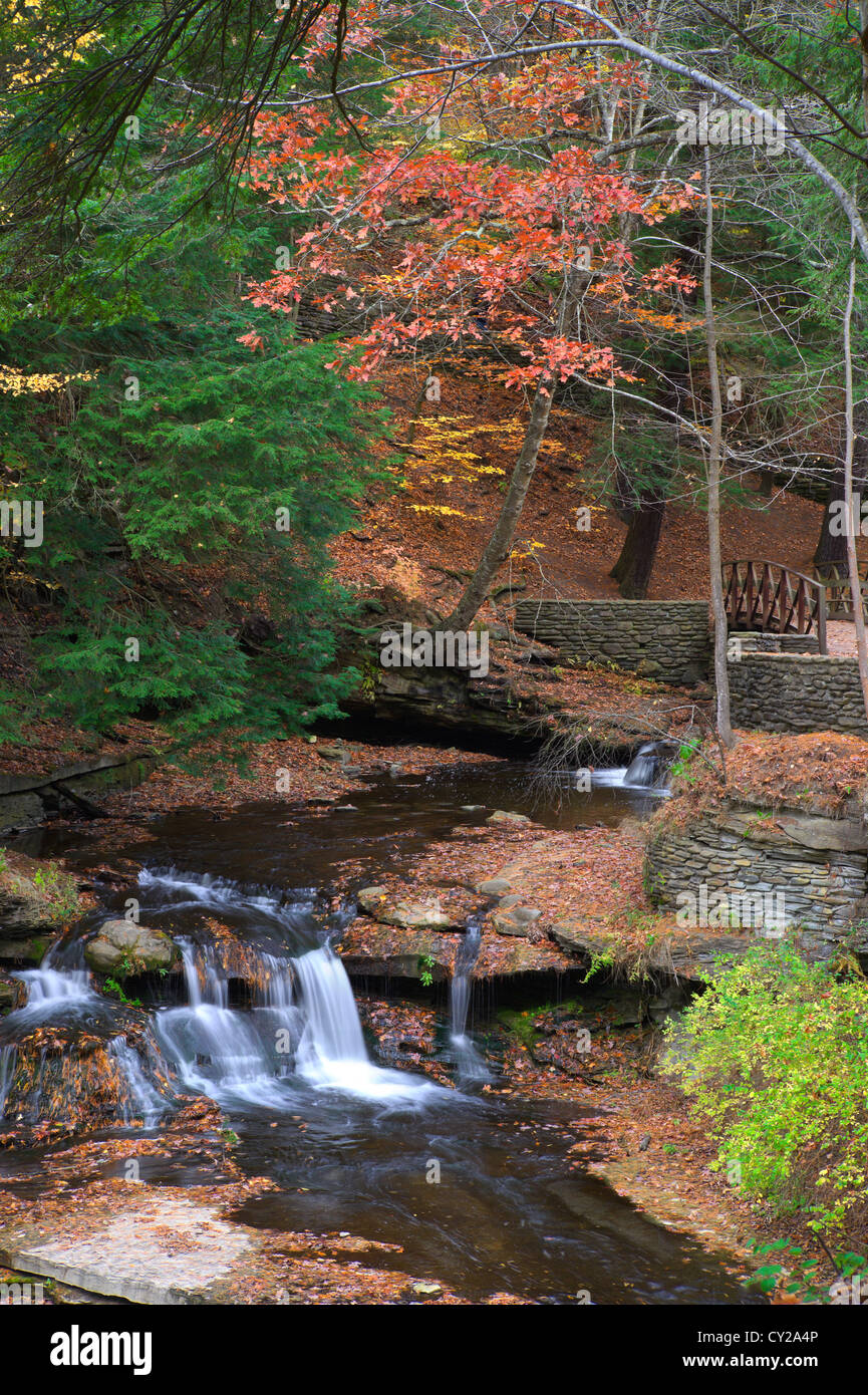 Letchworth state park, Castiglia, NY Foto Stock