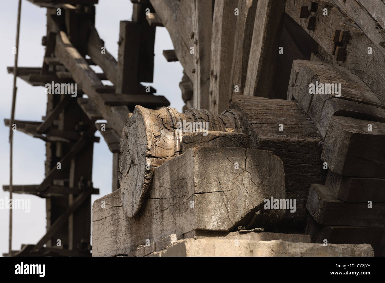 Ruota di acqua, Hama, Siria Foto Stock