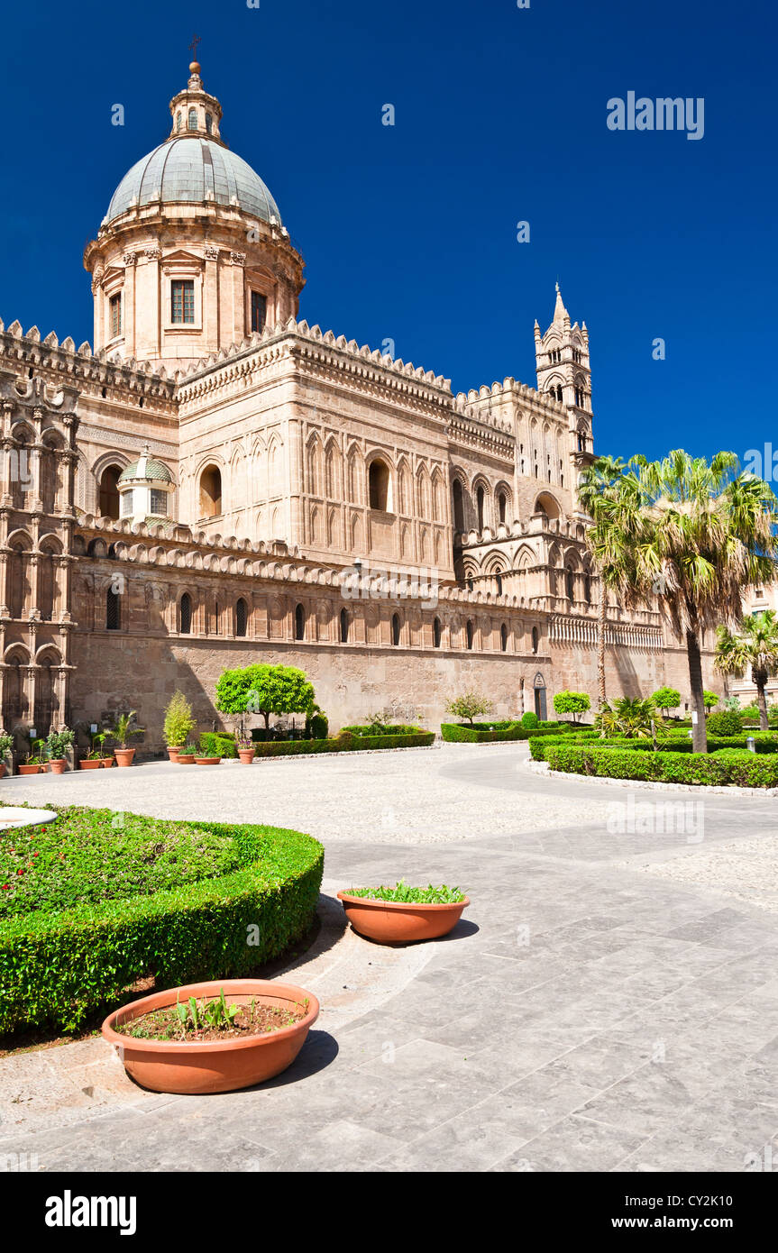 La Cattedrale di Palermo Foto Stock