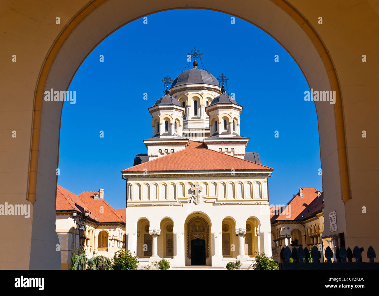 Incoronazione nella cattedrale di Alba Iulia conosciuta come la Cattedrale di riunificazione Foto Stock