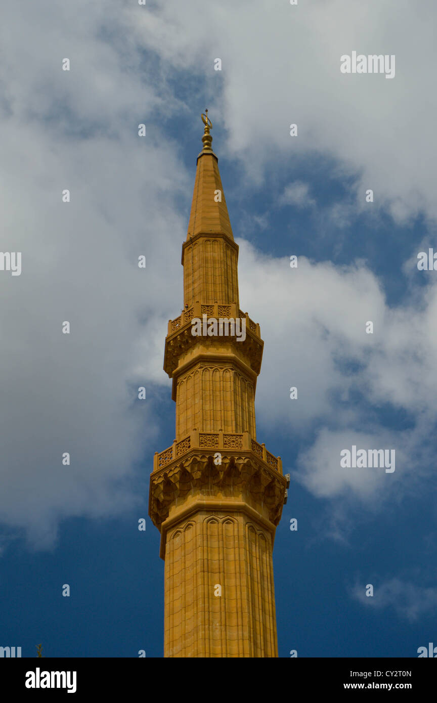 Mohammad Al-Amin moschea, Marfaa, Beirut, Libano, Medio Oriente Foto Stock