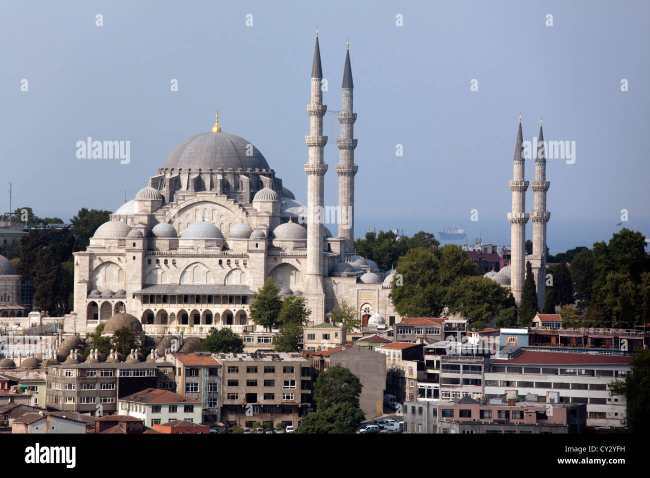 (Sultanahmetcami) Suleman moschea, Istanbul Foto Stock