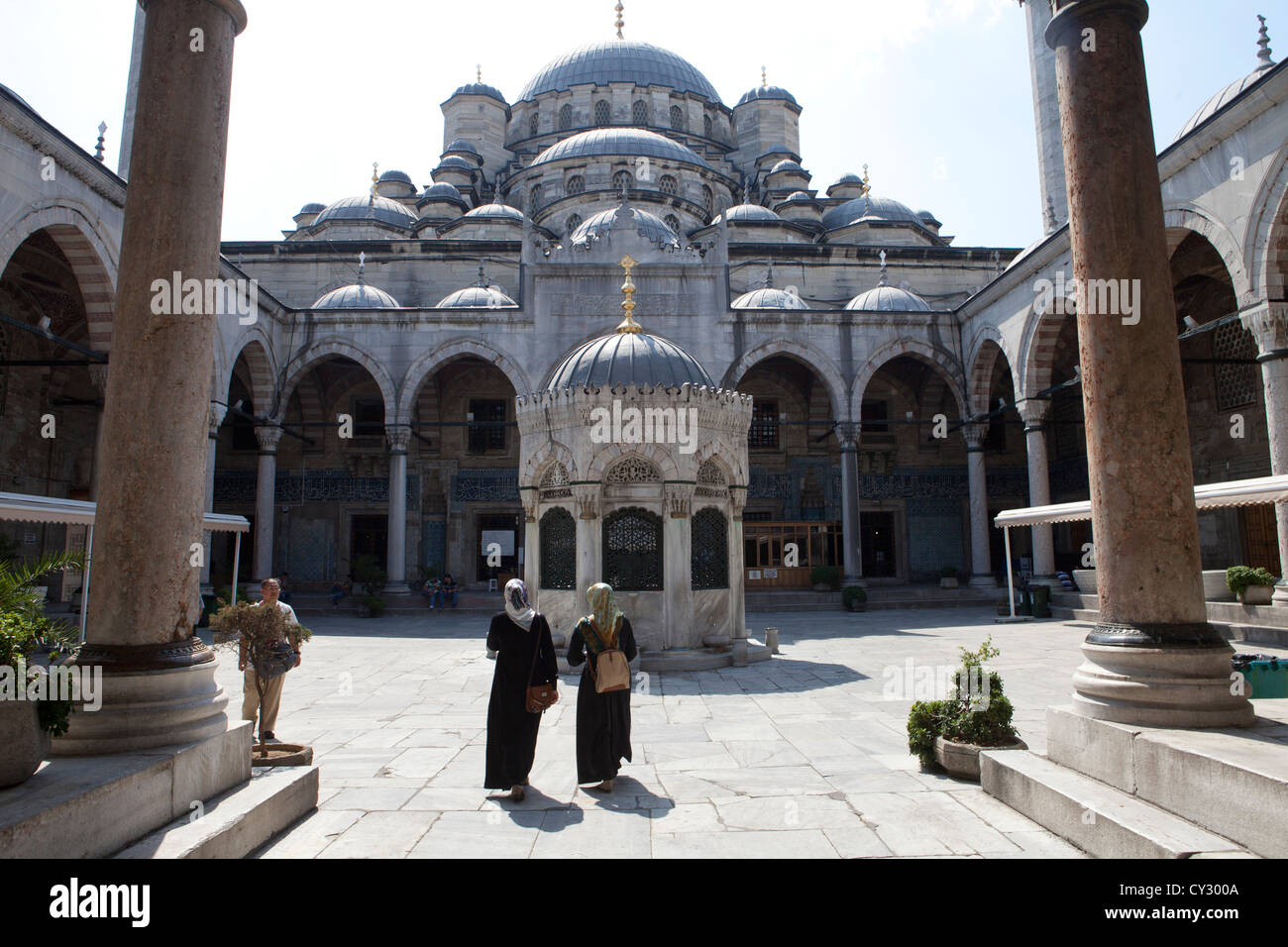 Nuova Moschea, Istanbul Foto Stock