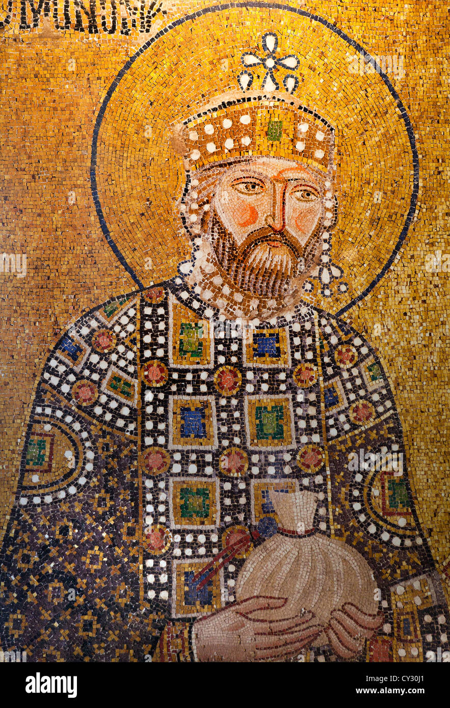 Constatine, Hagia Sophia (Aya Sophia) in Istanbul Foto Stock