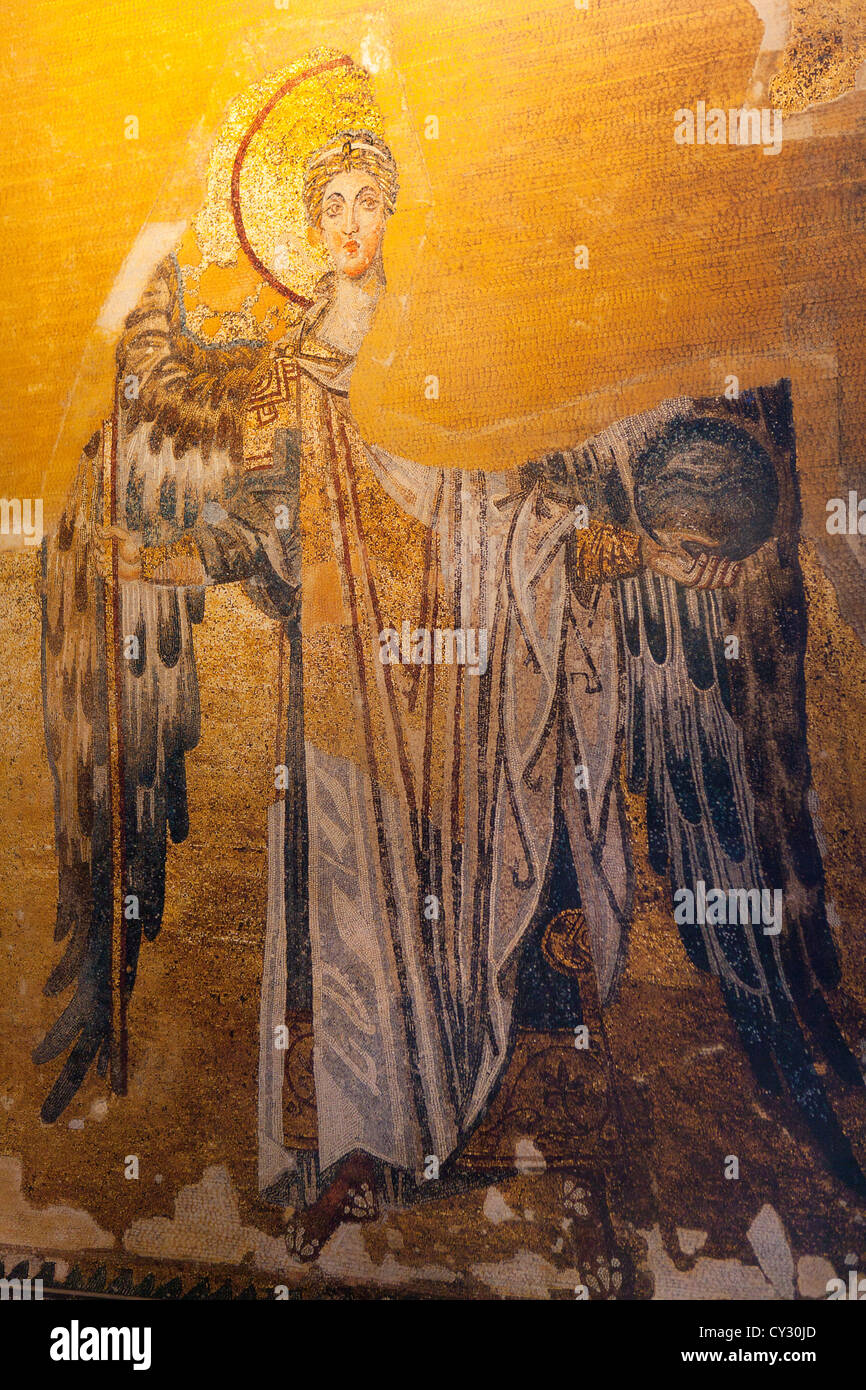 Angelo, Hagia Sophia (Aya Sophia) in Istanbul Foto Stock