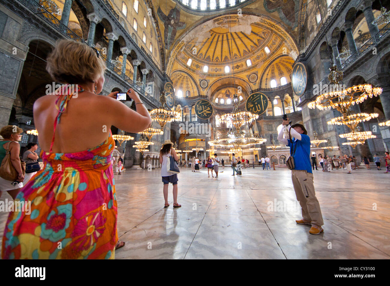 Hagia Sophia (Aya Sophia) in Istanbul Foto Stock