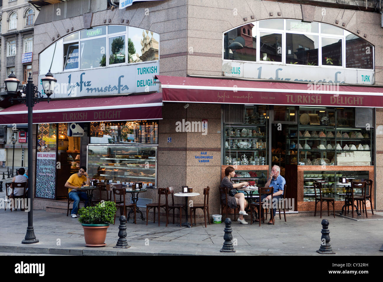 Ristorante di Istanbul Foto Stock