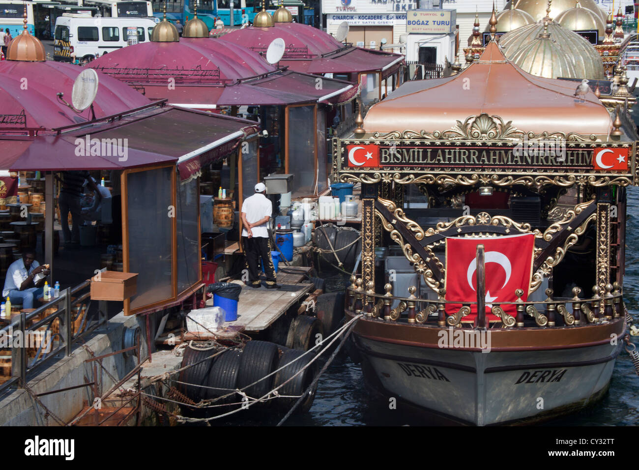 Ristorante di Istanbul Foto Stock