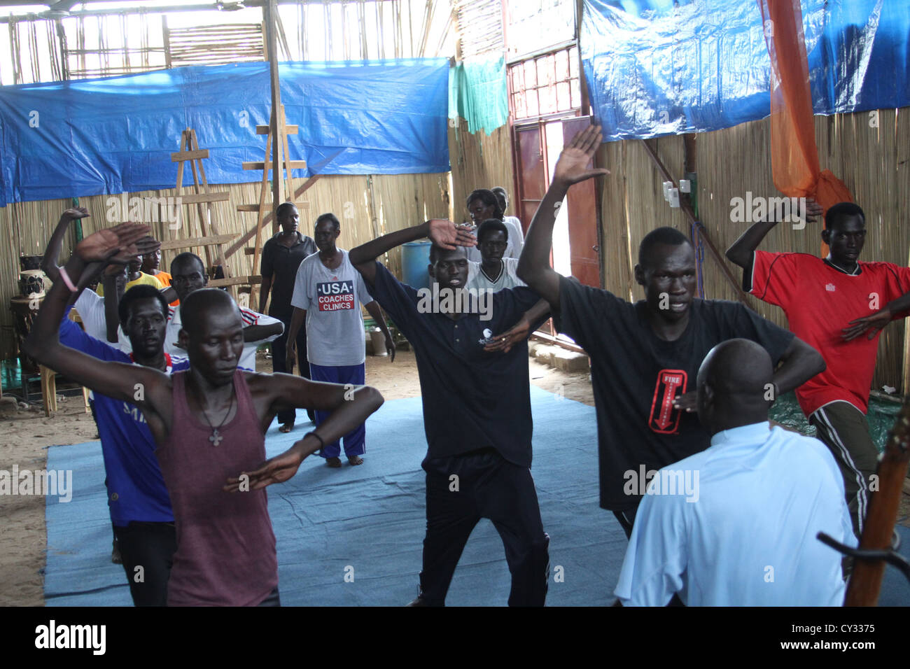 ORUPAAP African Performing Arts Institute, Juba, nel sud Sudan, fondata da Stephen Affear Ochalla. Foto Stock
