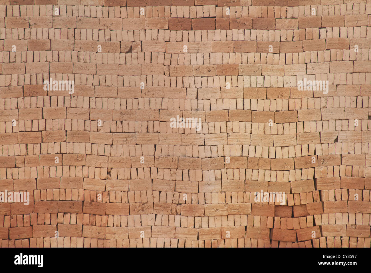 Fabbrica di mattoni in Wau, Western Bahr el Ghazal membro, sud Sudan Foto Stock