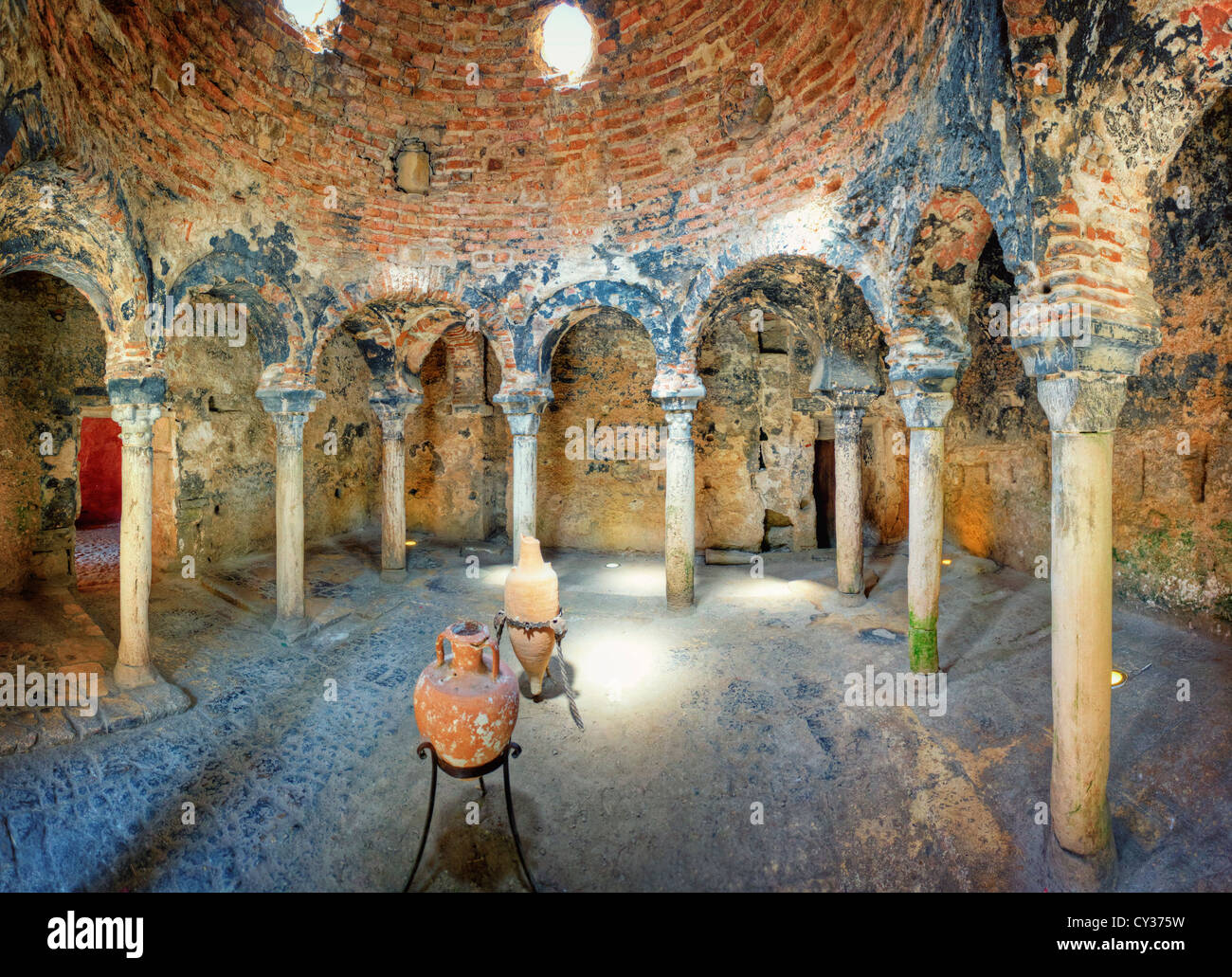 Isole Baleari Spagna, Mallorca, Palma de Mallorca, Banys Arabs (bagni Arabi) Foto Stock