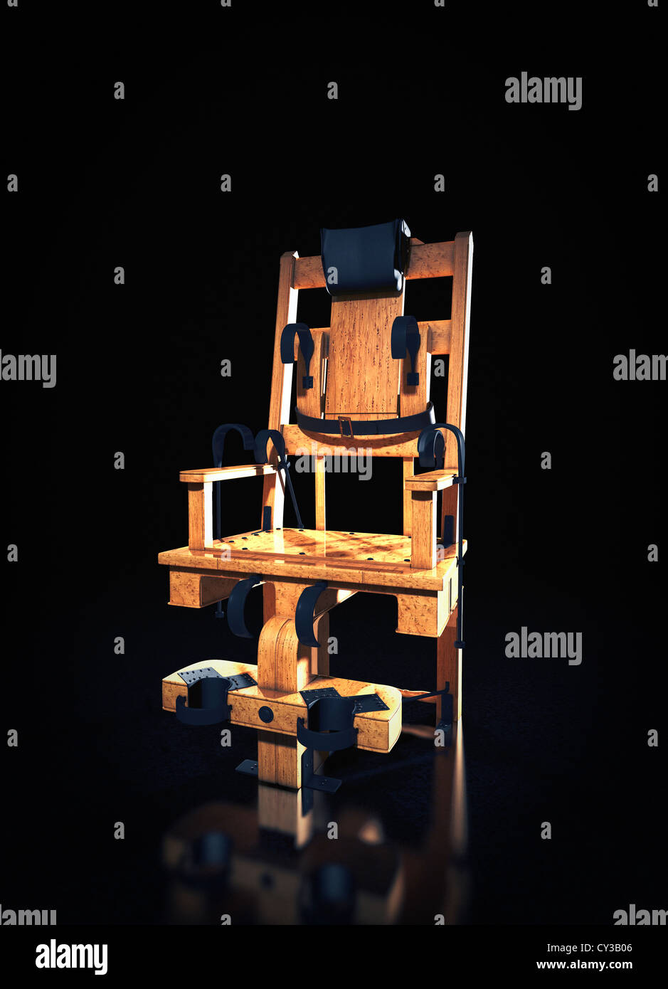 Esecuzione sedia elettrica. Foto Stock
