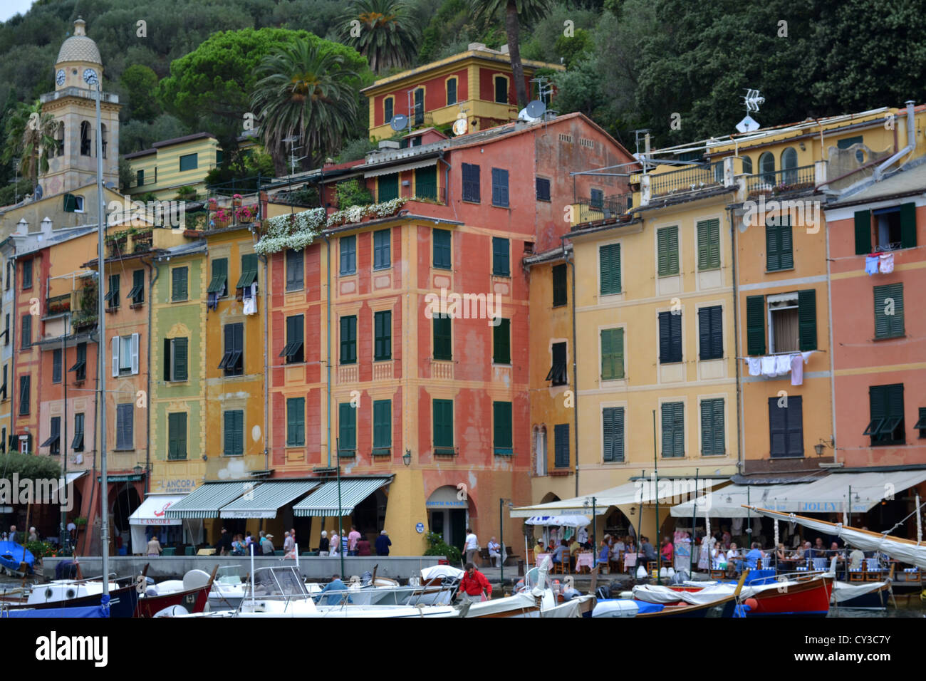 Porto di Portofino, Portofino, Genova, Italia del Nord. Foto Stock