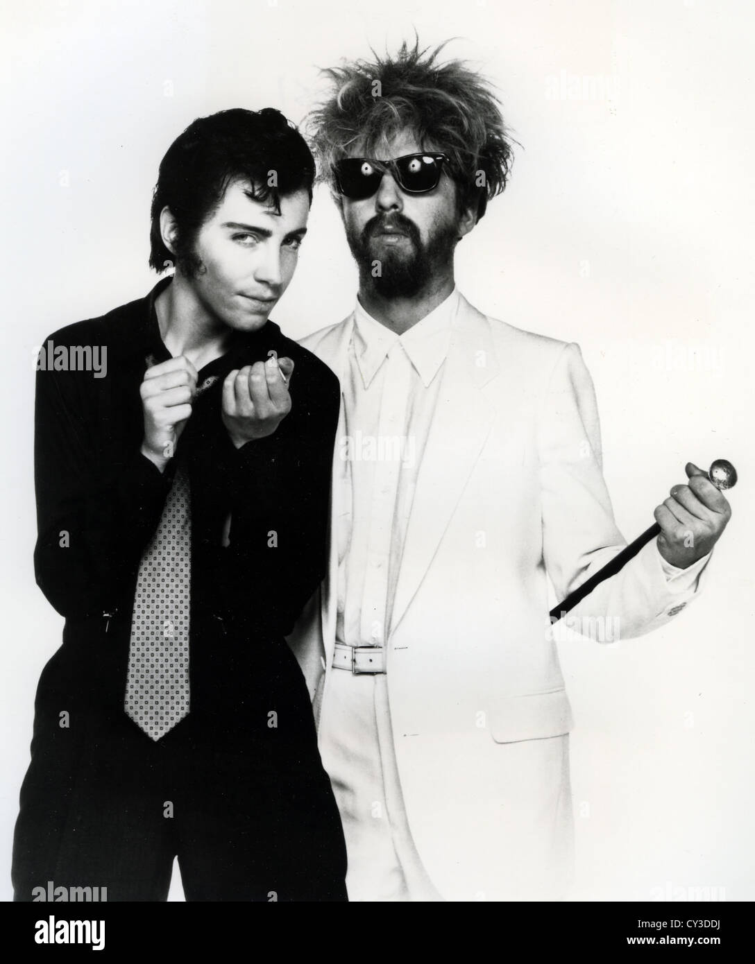 Degli EURYTHMICS foto promozionale del Regno Unito rock duo Annie Lennox e Dave Stewart per la loro 1983 solo chi è quella ragazza ? Foto Stock