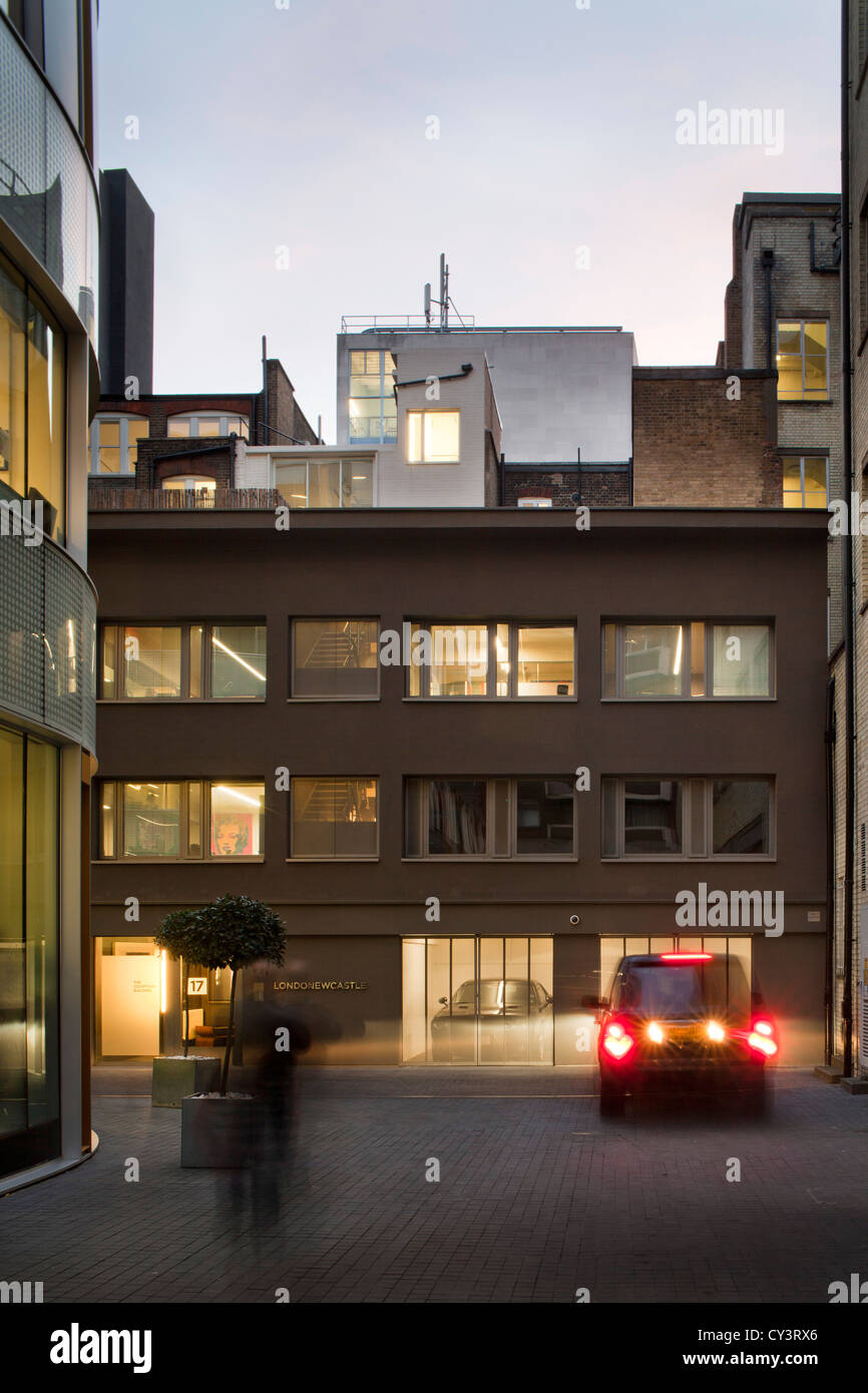 7-8 Rathbone Place, Londra, Regno Unito. Architetto: Sergison Bates Architects LLP, 2012. Foto Stock