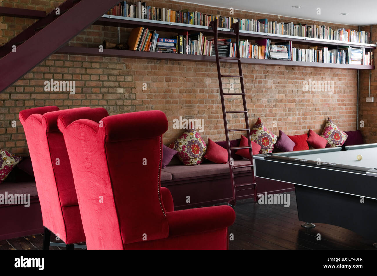 Shoreditch conversione di magazzino con interior design by Niloufar Bakhtiar-Clignet Foto Stock