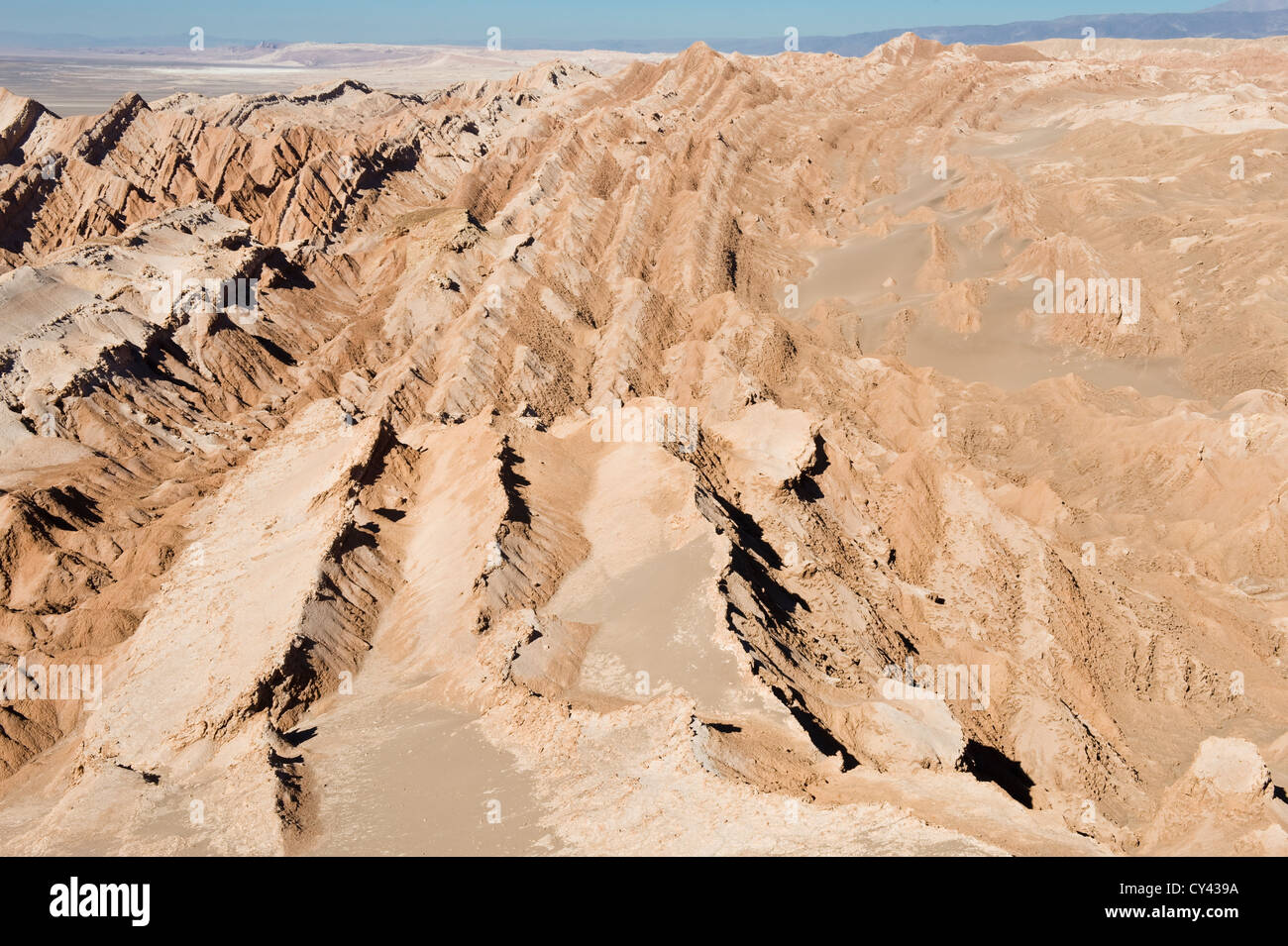 Valle de la Luna, Moon Valley, il Deserto di Atacama, Cile Foto Stock