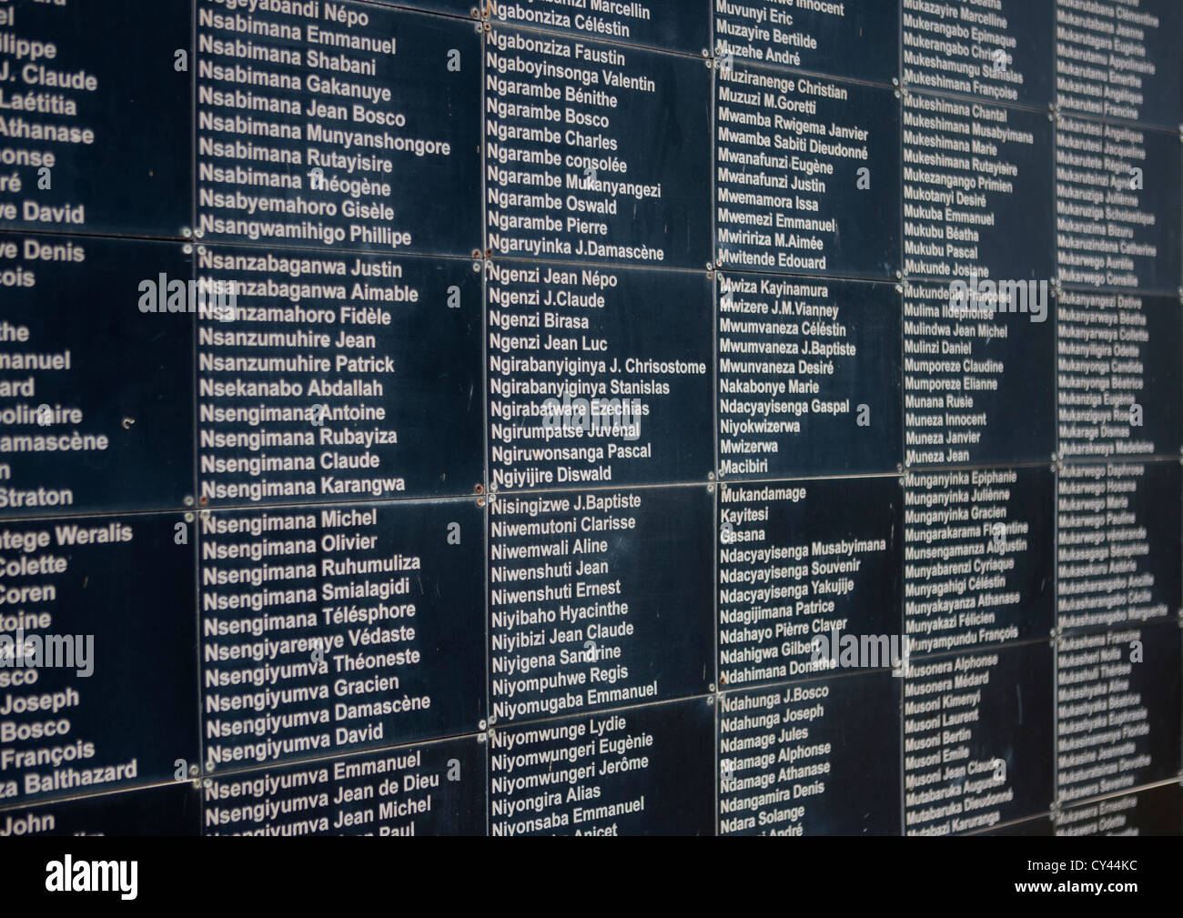 Gisozi Genocide Memorial Site a Kigali - Rwanda Foto Stock