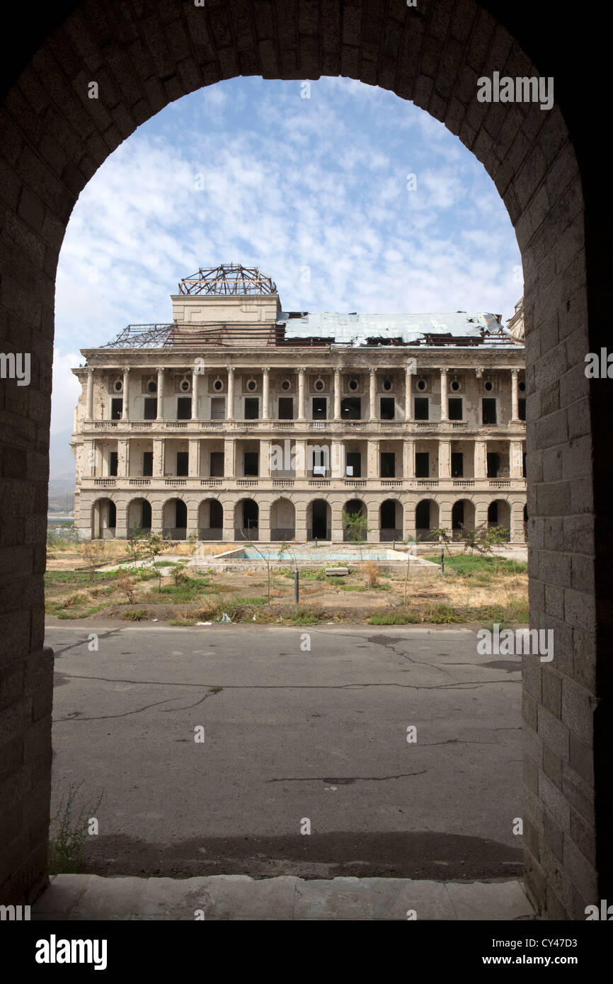 Darul Aman palace, Kabul, Afghanistan Foto Stock
