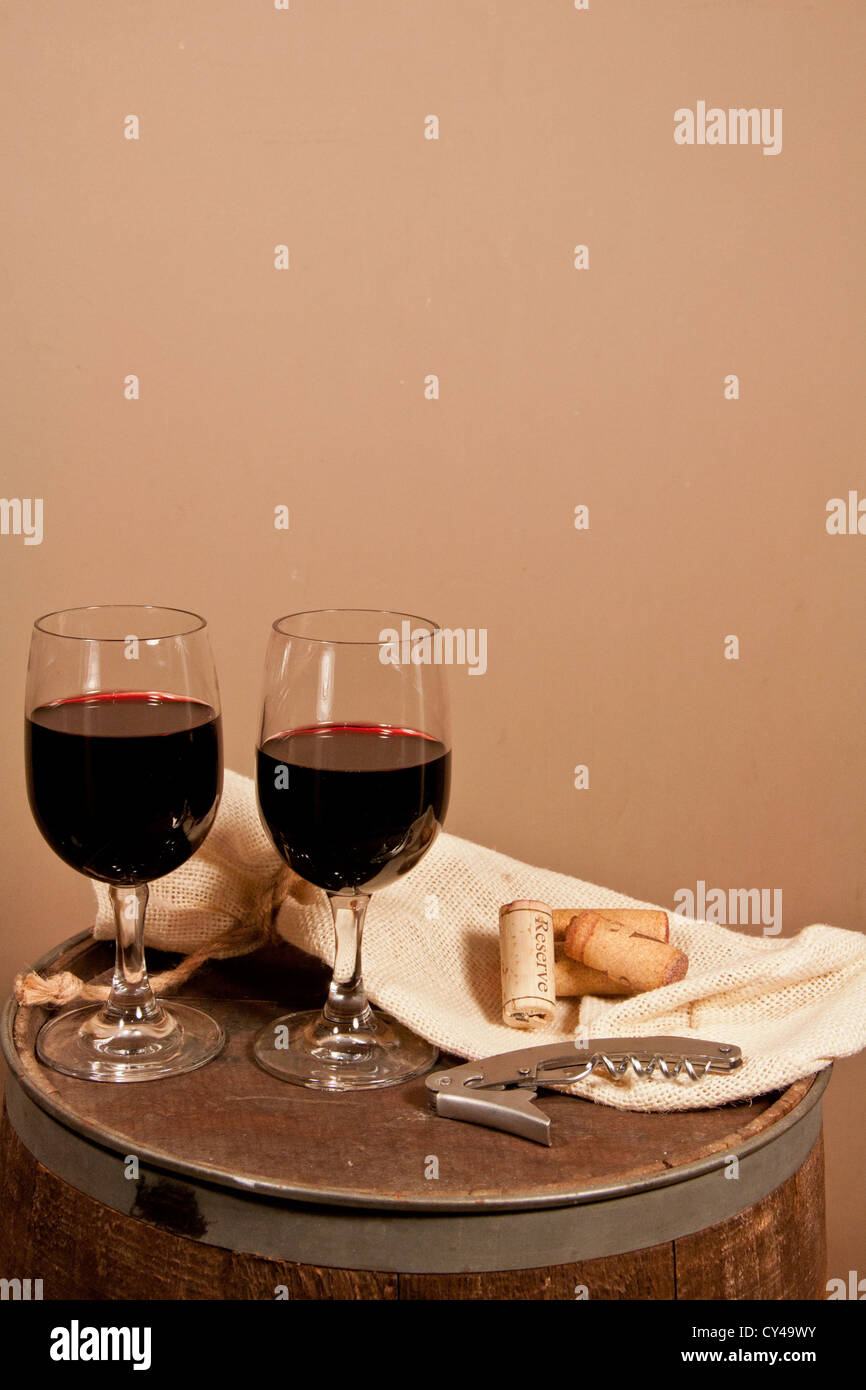 Vino rosso Foto Stock