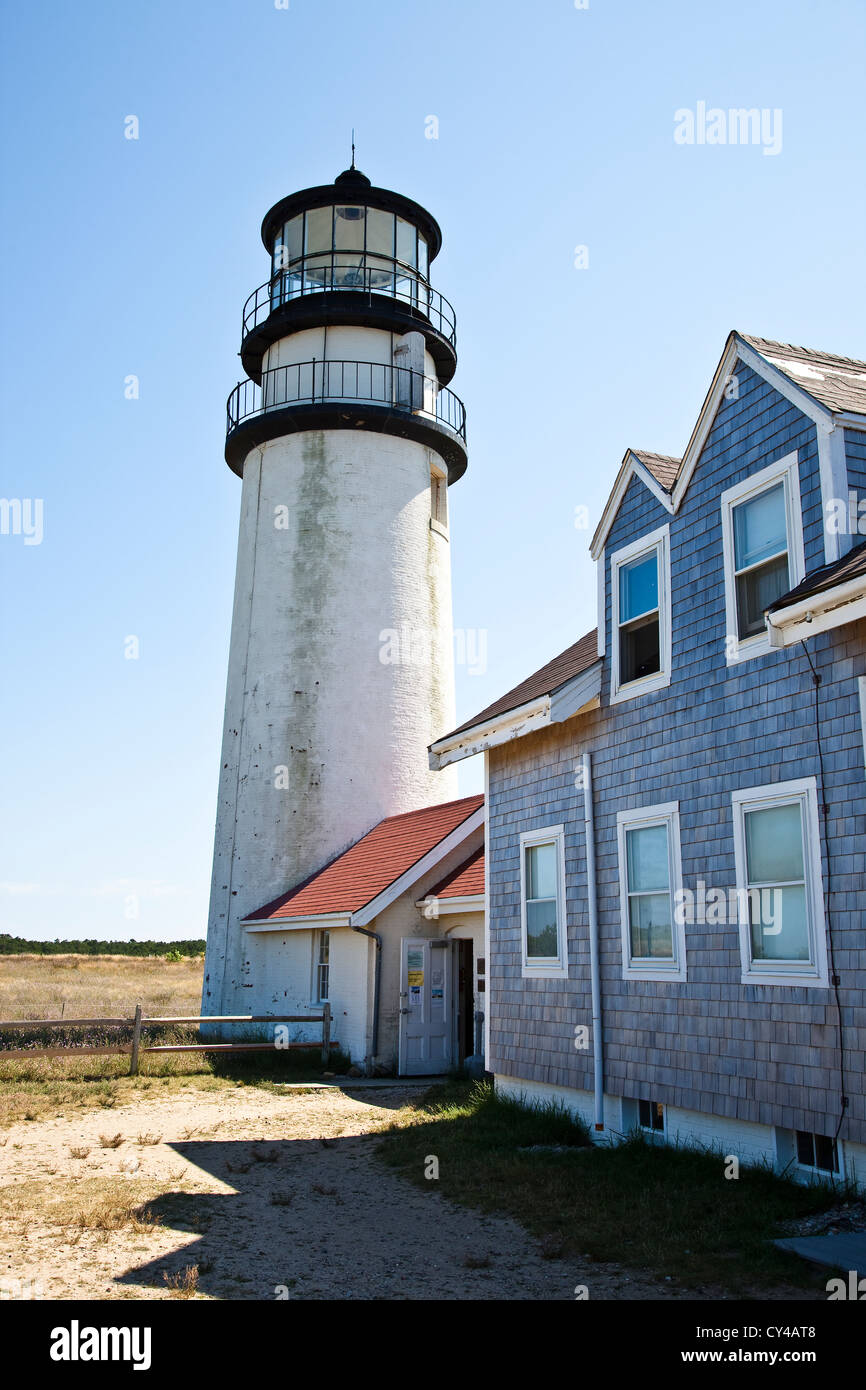 Highland Light, noto anche come Cape Cod luce Foto Stock