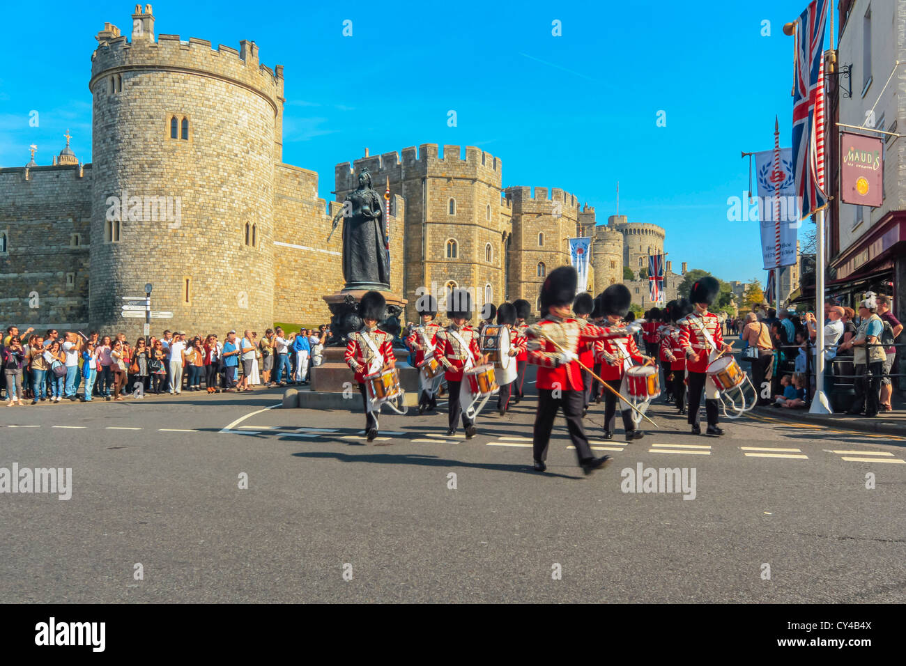 Il Castello di Windsor, Windsor, Berkshire, Regno Unito Foto Stock