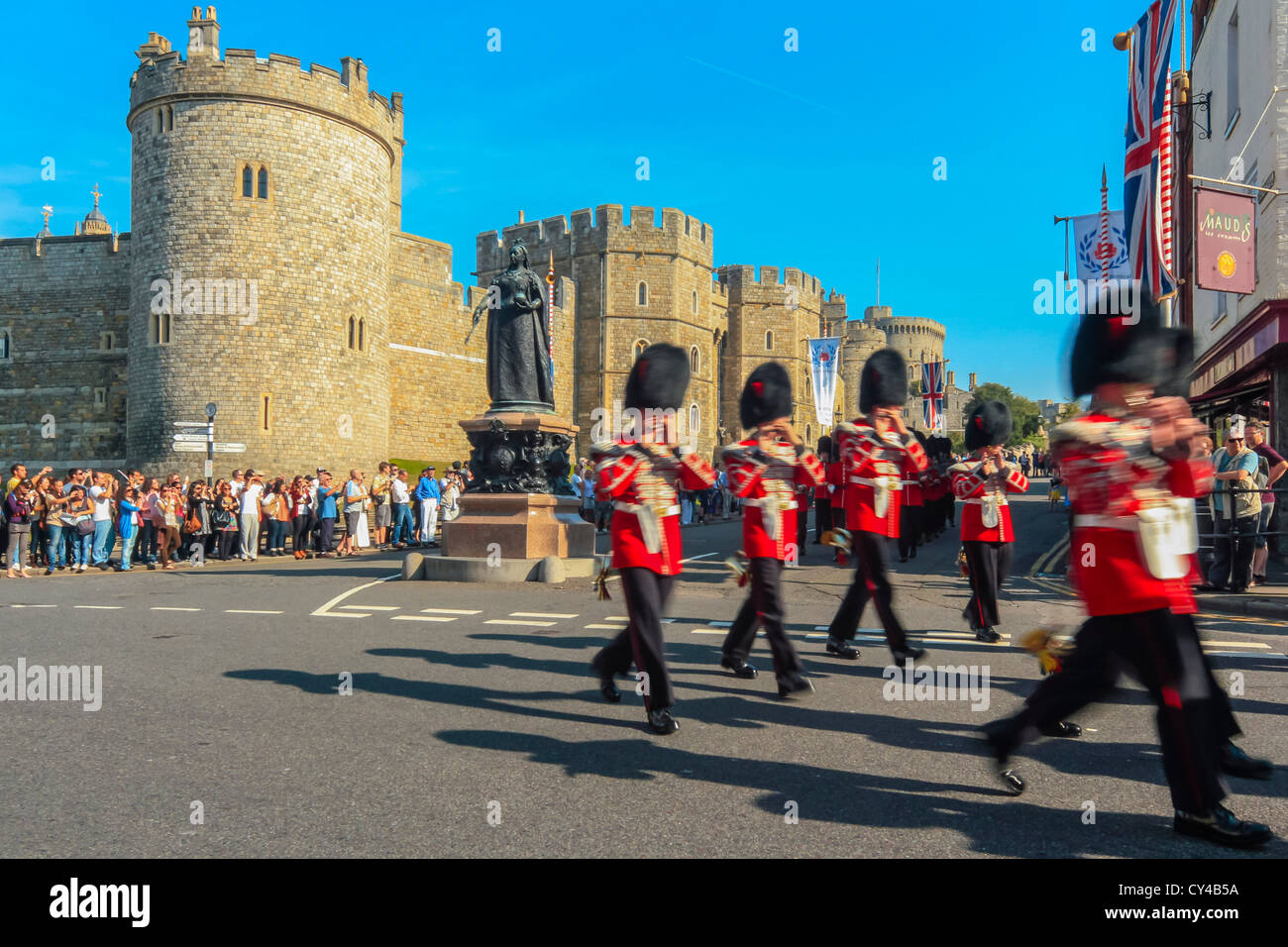 Il Castello di Windsor, Windsor, Berkshire, Regno Unito Foto Stock