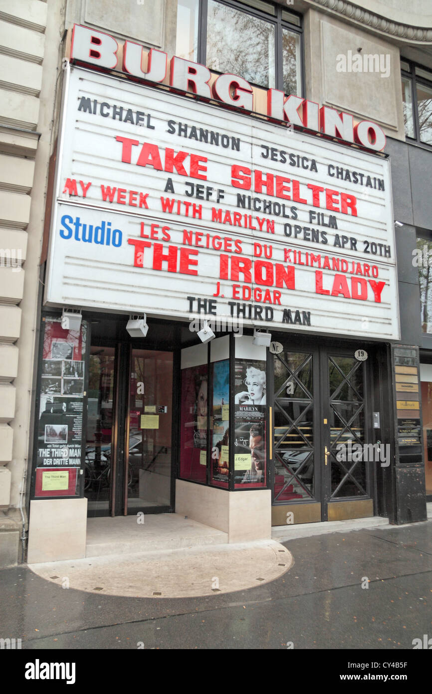 Il Burg Kino cinema, home al regolare che mostra di Carol Reed "Il terzo uomo" di Vienna in Austria. Foto Stock