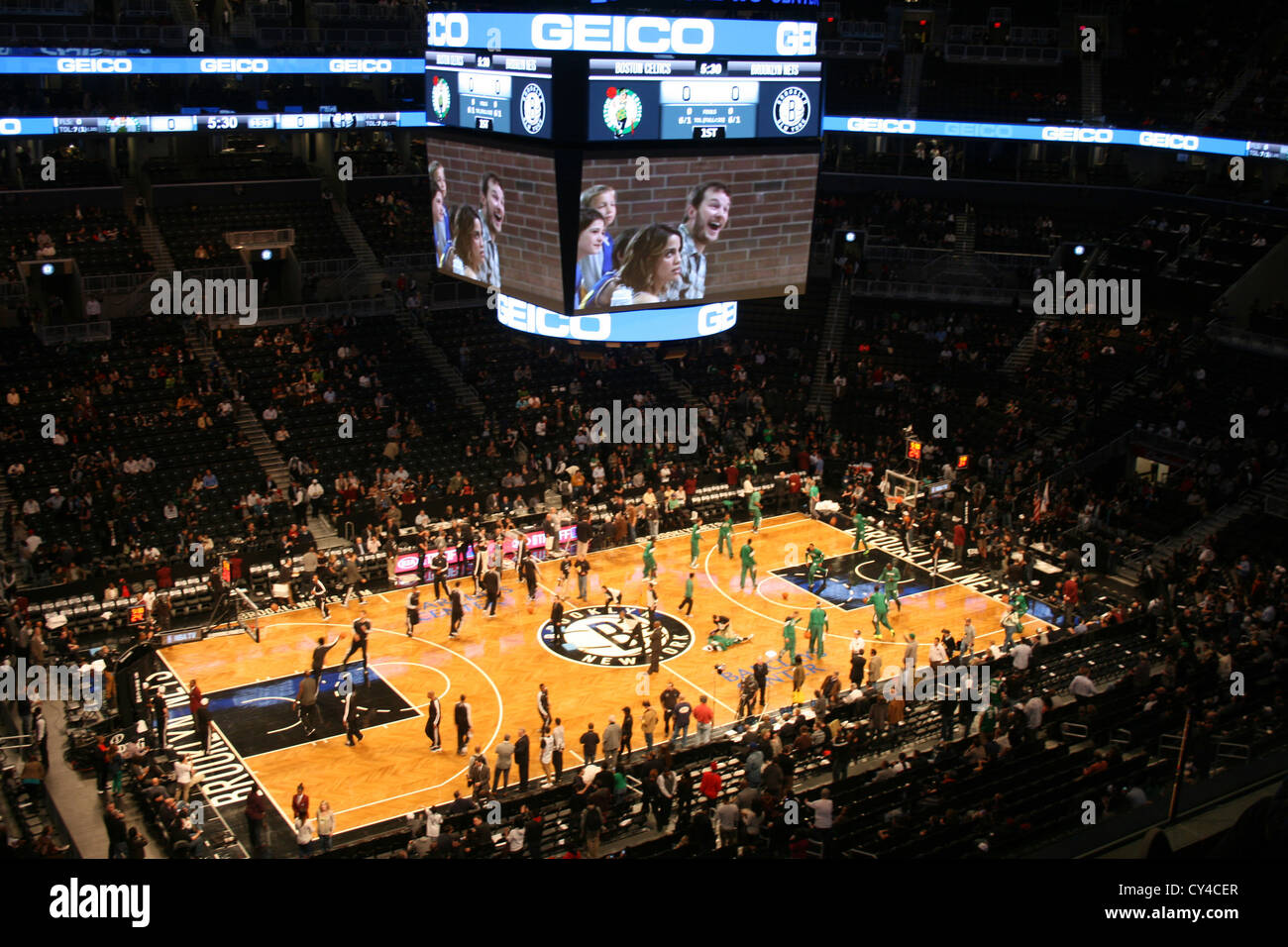 Barclays Center di Brooklyn. Foto Stock
