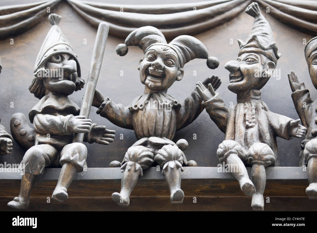 Teatro delle Marionette Puppet Theatre di Praga Foto Stock