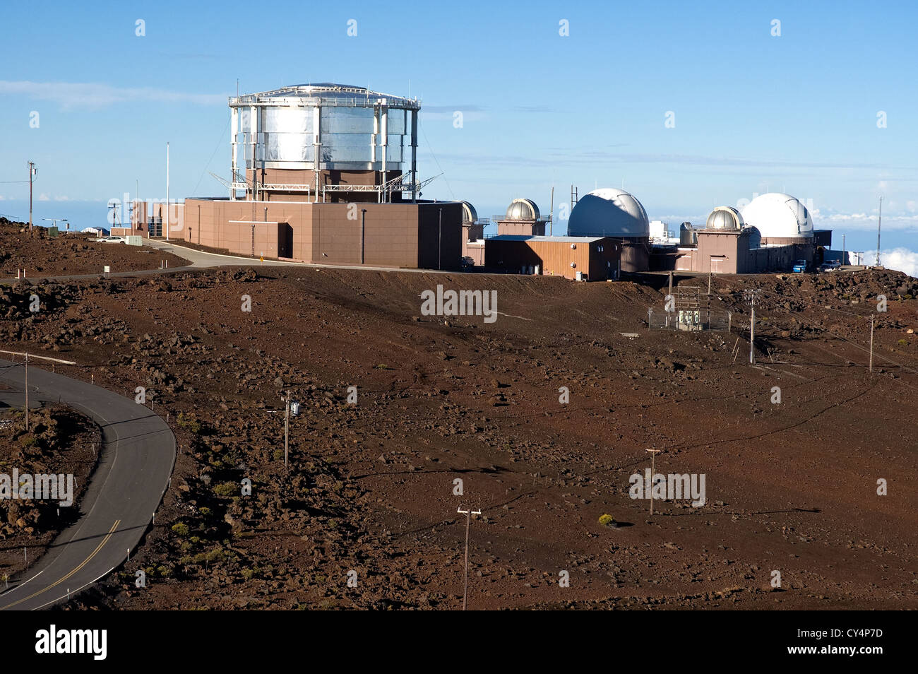 Elk284-4789 Hawaii Maui Haleakala National Park della Città della Scienza di osservatori Foto Stock