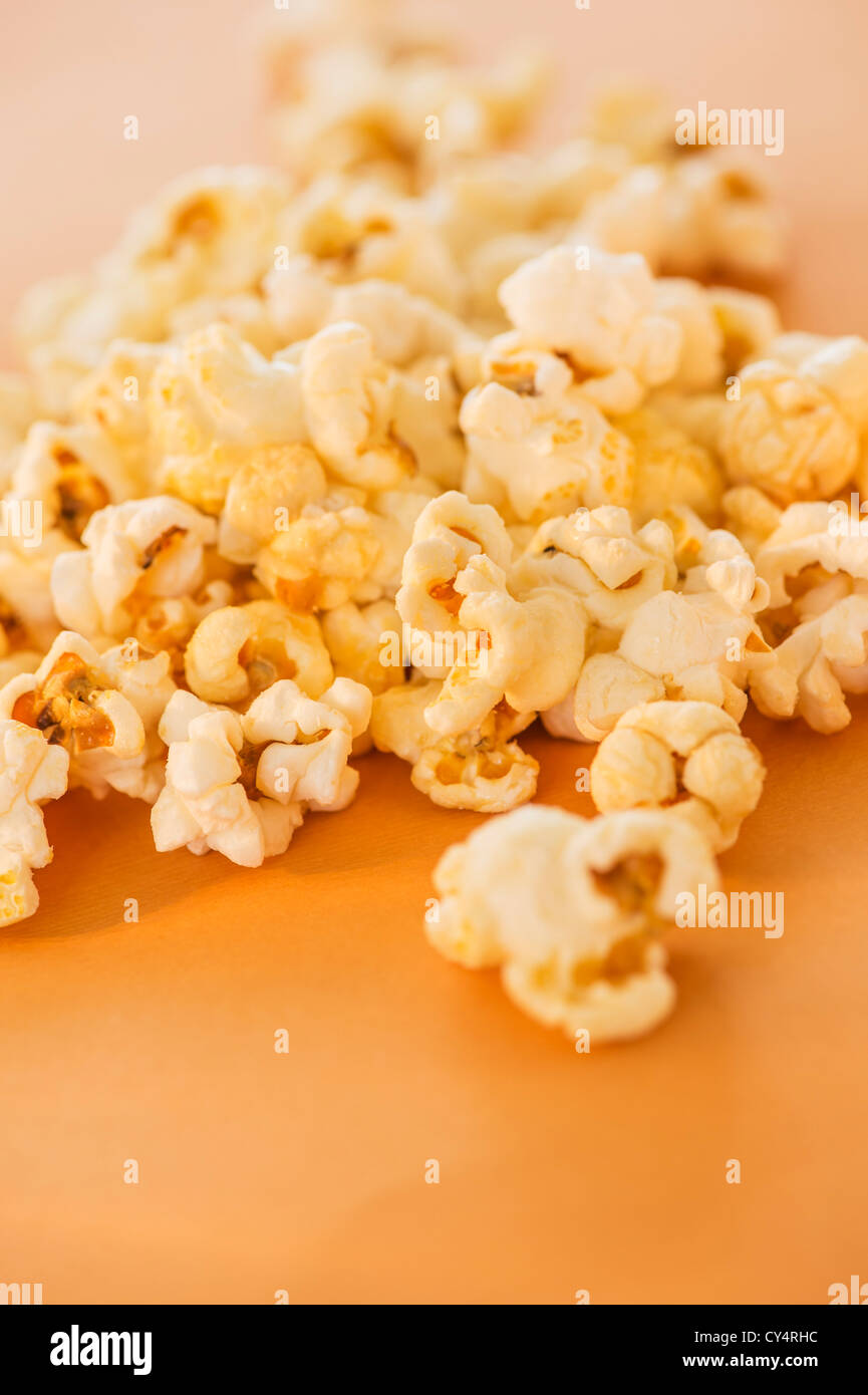 Il Popcorn Close-Up Foto Stock