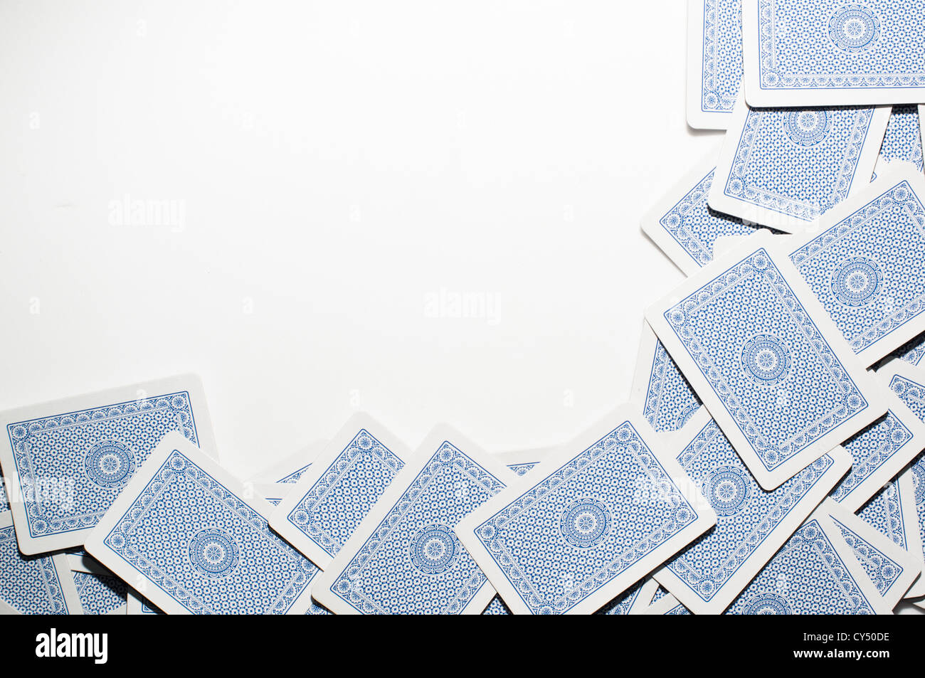 Sfondo astratto di carte da gioco Foto Stock