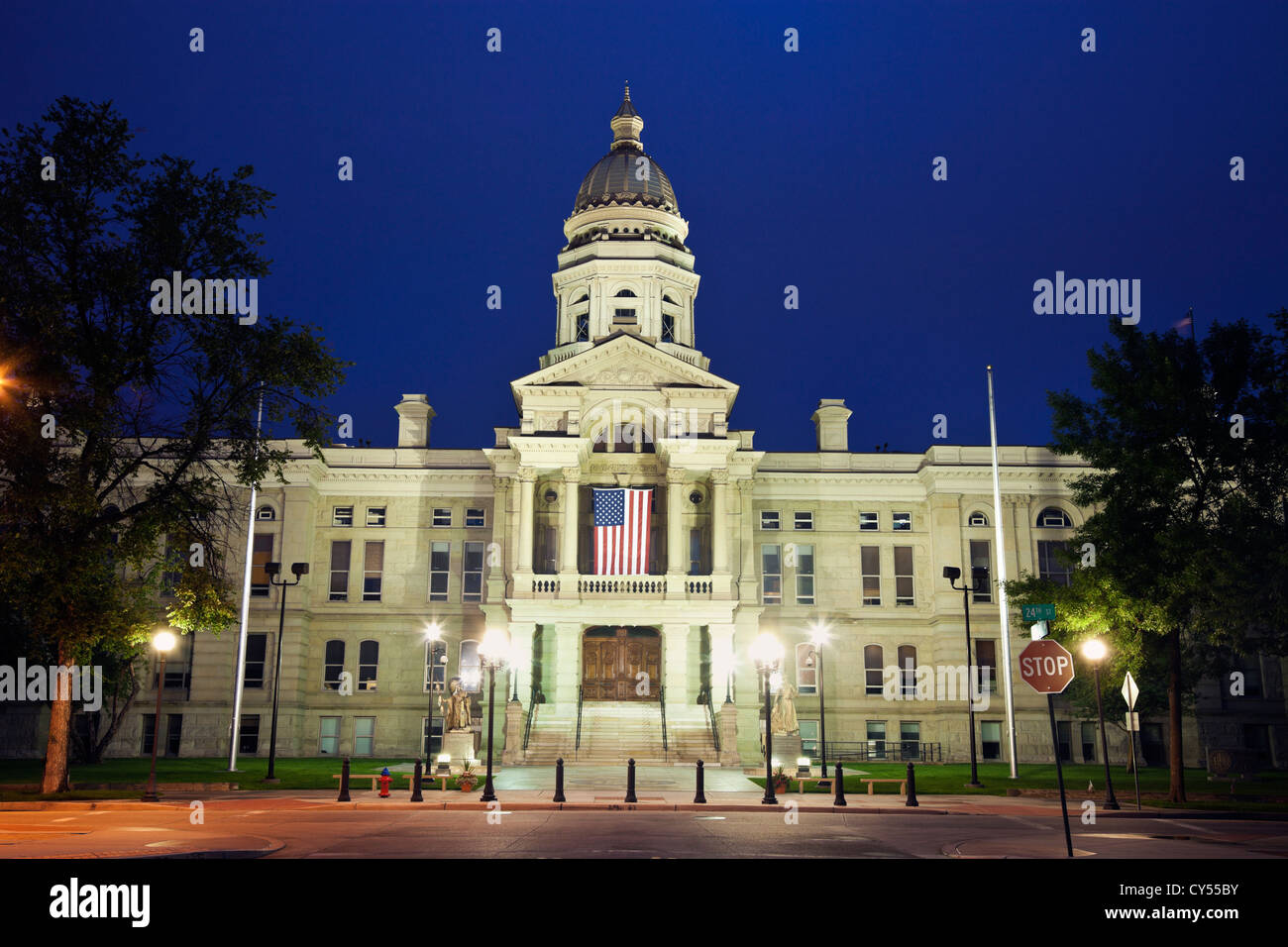 Stati Uniti d'America, Wyoming State Capitol Building in Cheyenne Foto Stock