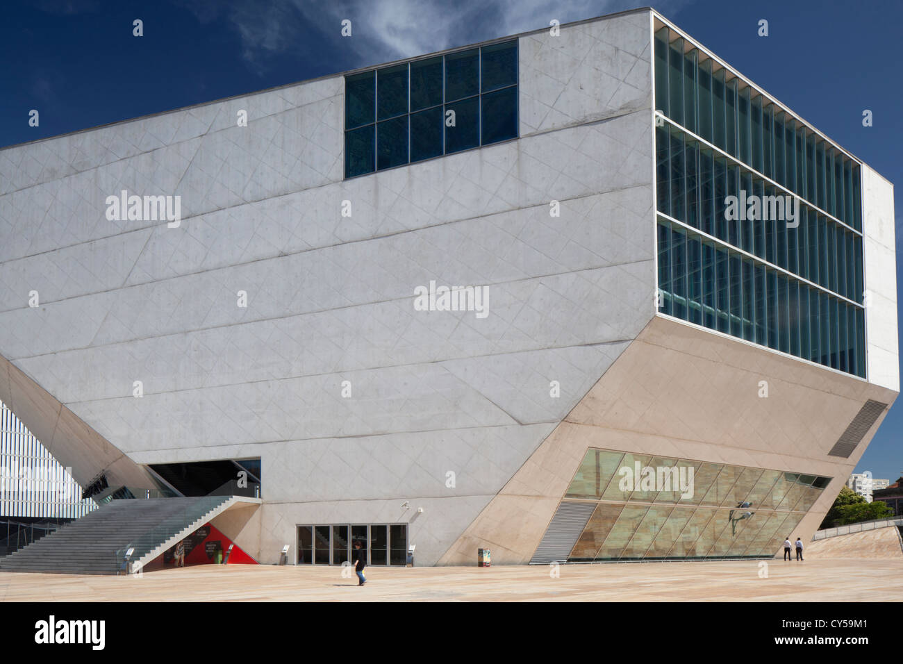 Casa da Musica (Casa della Musica) concert hall di Porto, Portogallo. Completato nel 2005 dall'architetto Rem Koolhaas Foto Stock