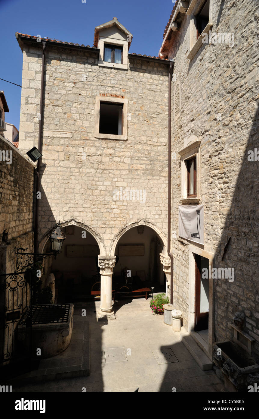 Croazia, Spalato, museo della città, palazzo papalico Foto Stock