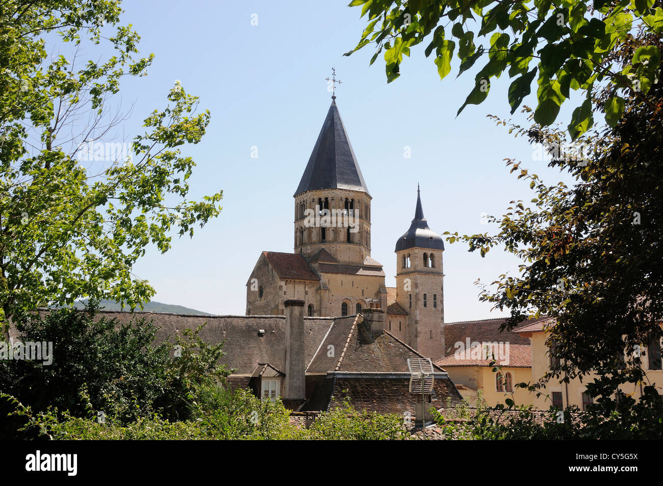 Cluny abbey, Saone et Loire, Borgogna, Franca Comté, Francia, Europa Foto Stock