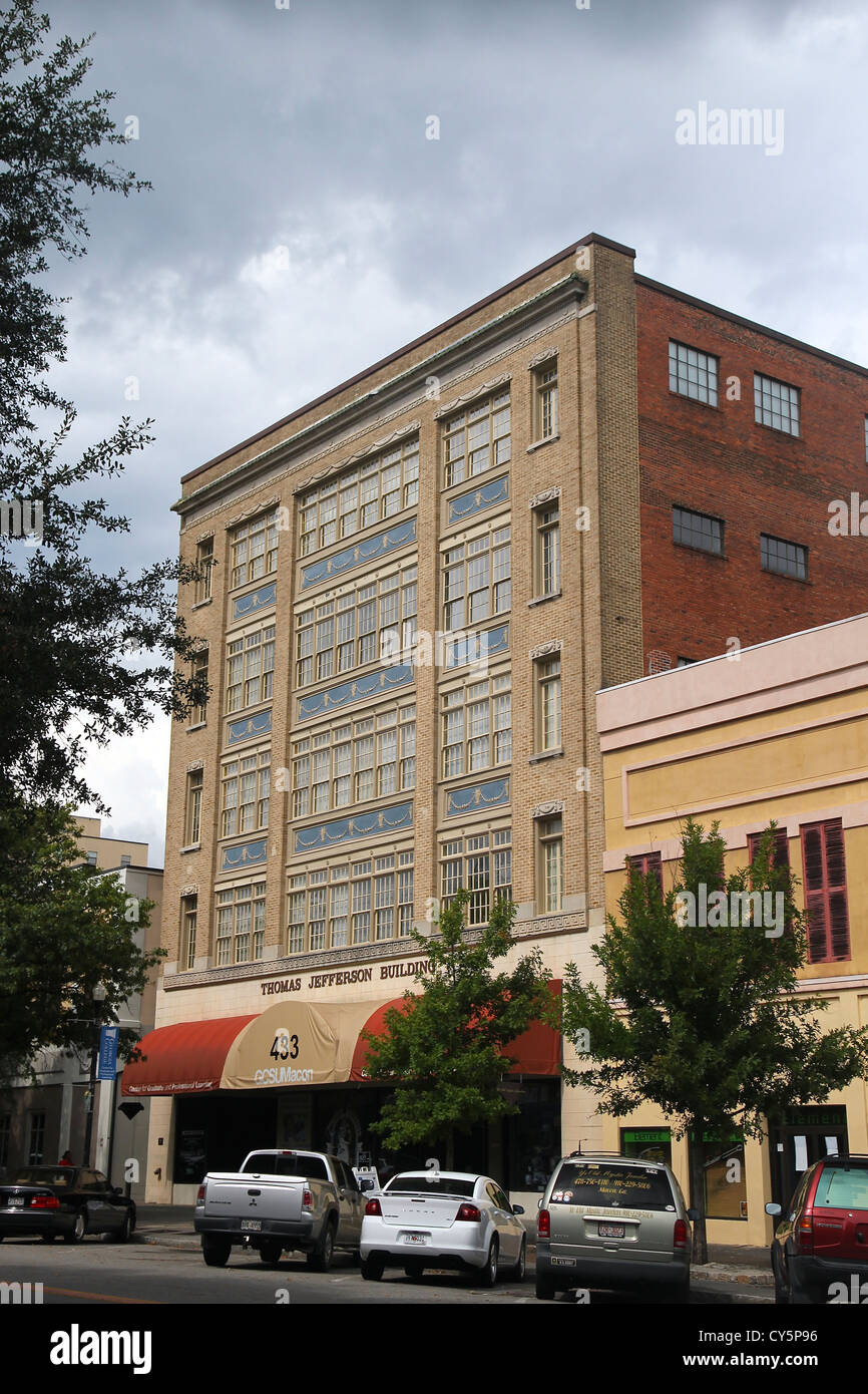 Thomas Jefferson Building, Macon, Georgia Foto Stock