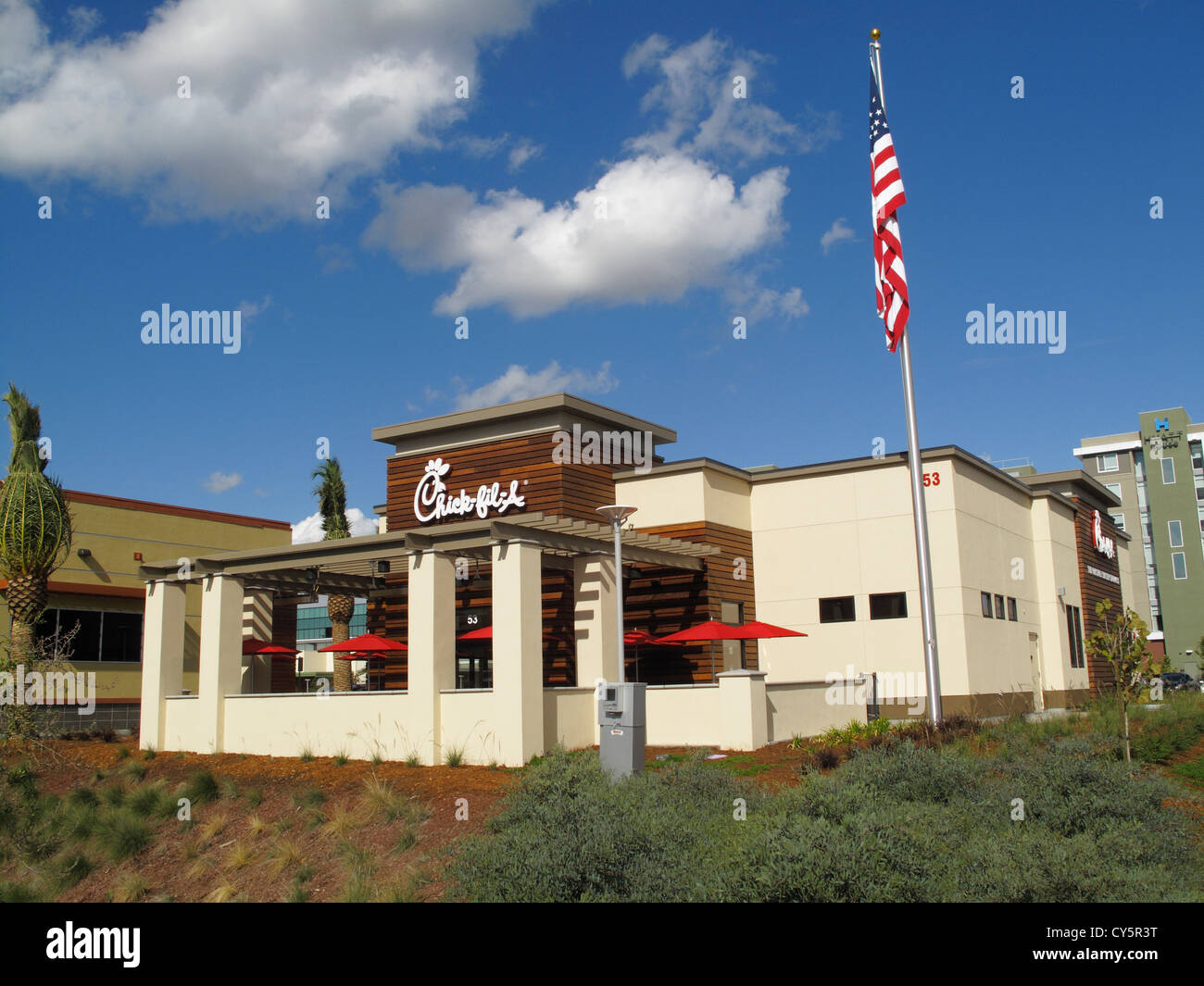 Chick-fil-Un ristorante a San Jose, California Foto Stock