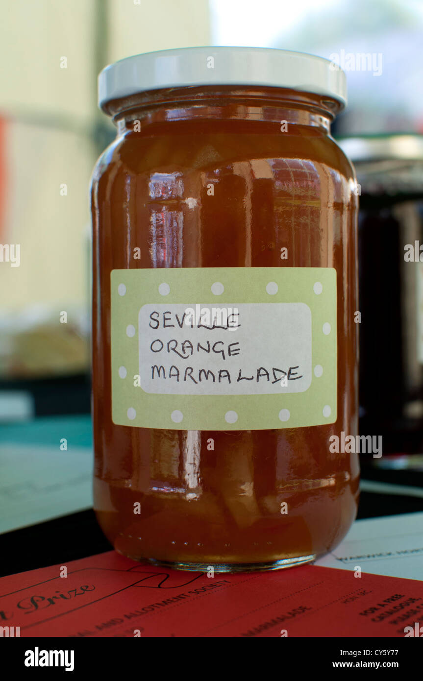 Fatta in Casa Siviglia marmellata di arance Foto Stock