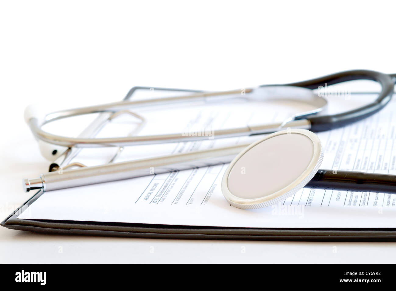 Cartella clinica Foto Stock