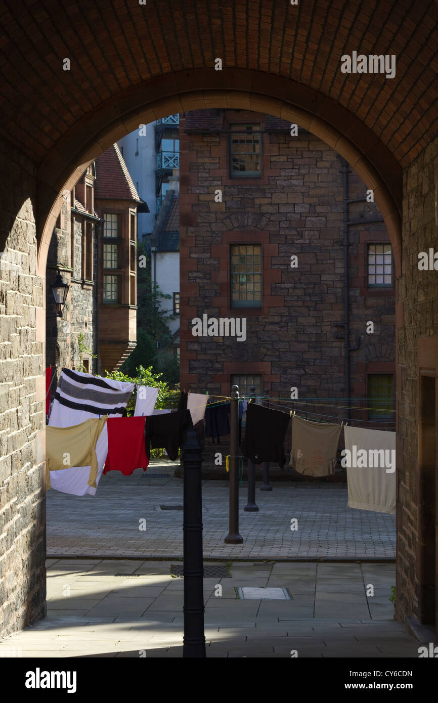 Ben corte in Dean Village, Edimburgo Foto Stock