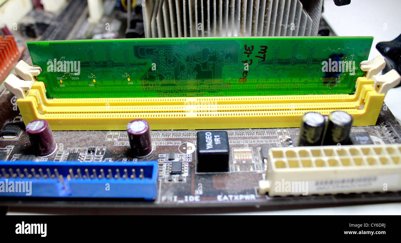 La RAM di un computer Foto Stock