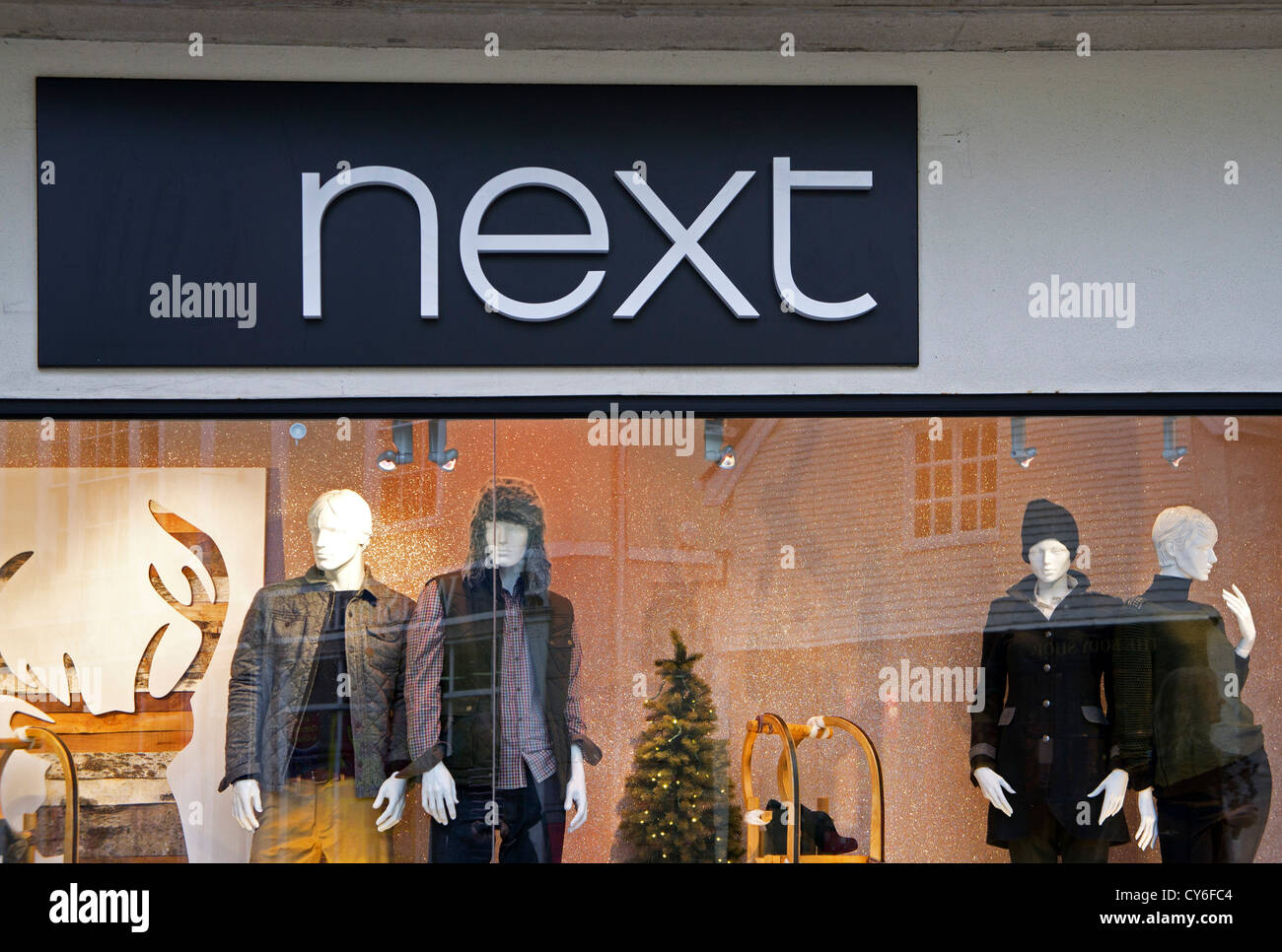 Un prossimo negozio nel Regno Unito Foto Stock