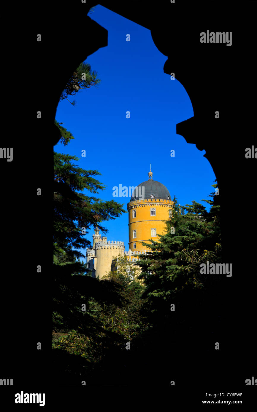 Palacio da Pena Sintra, pena palace, Portogallo Foto Stock