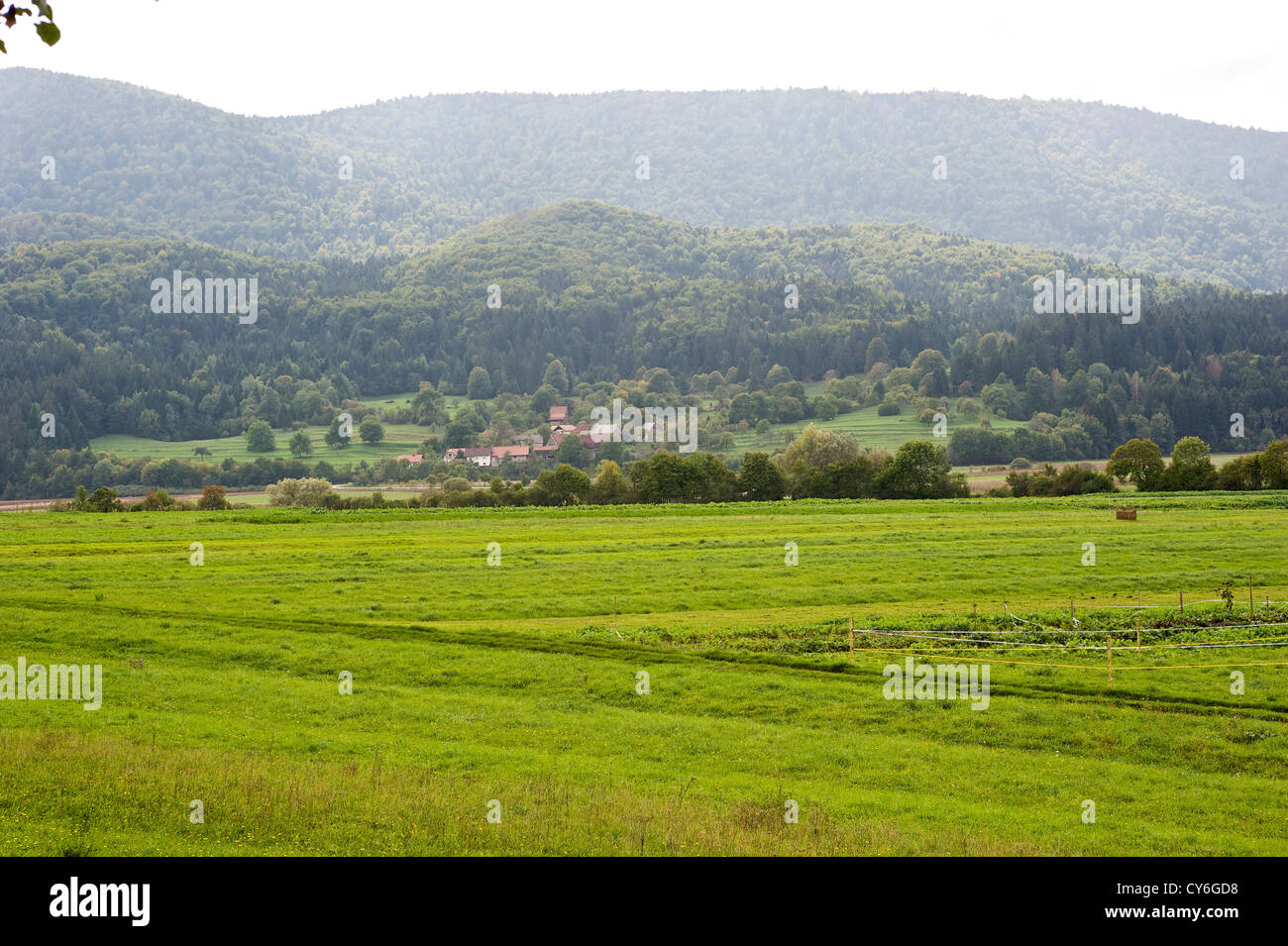 Campagna slovena in Europa Foto Stock